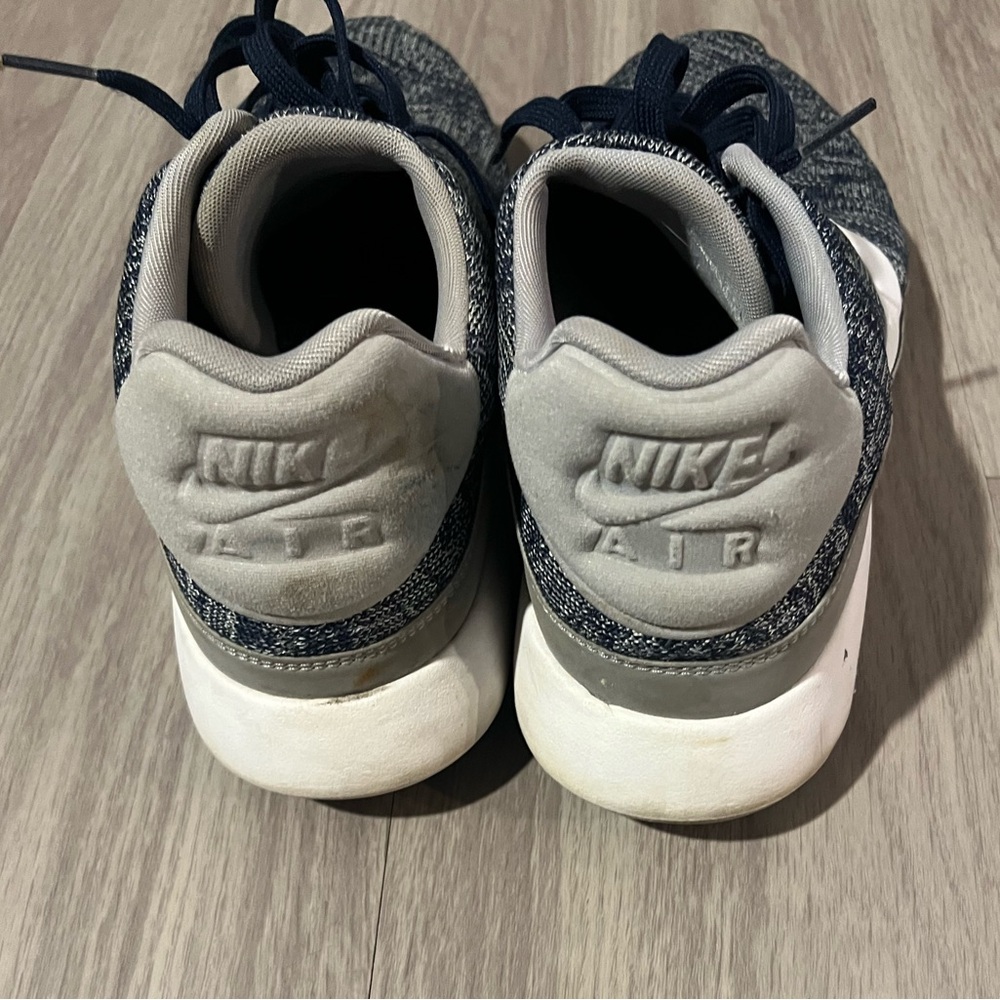 Nike Men's Blue and White Knit Sneakers size 13 - Picture 6 of 7